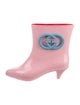 Gucci Rubber Rain Boots