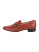 Gucci Double G Logo Leather Loafers