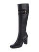 Gucci Hasler Horsebit Accent Leather Boots
