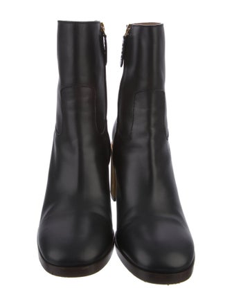 Gucci GG Logo Leather Boots