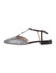 Gucci Double G Logo Glitter Slingback Flats