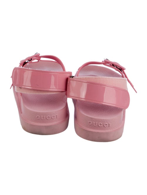 Gucci Double G Logo Rubber Sandals