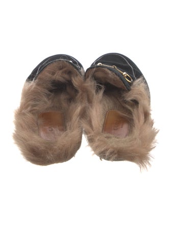 Gucci Horsebit Accent Velvet Mules