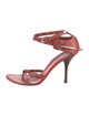 Gucci Horsebit Accent Leather Sandals