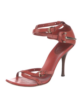 Gucci Horsebit Accent Leather Sandals