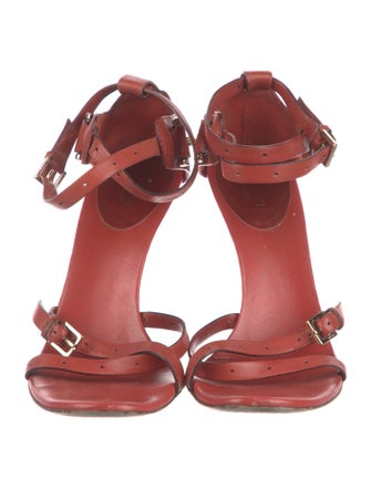 Gucci Horsebit Accent Leather Sandals