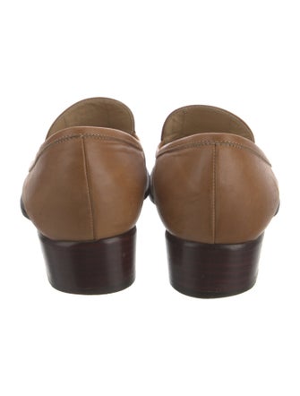 Gucci Horsebit Accent Leather Pumps