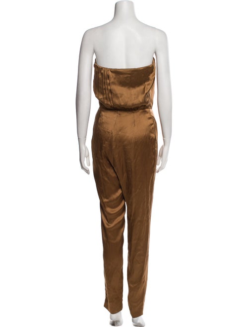 Gucci Silk Strapless Jumpsuit