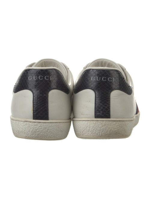 Gucci Leather Colorblock Pattern Sneakers