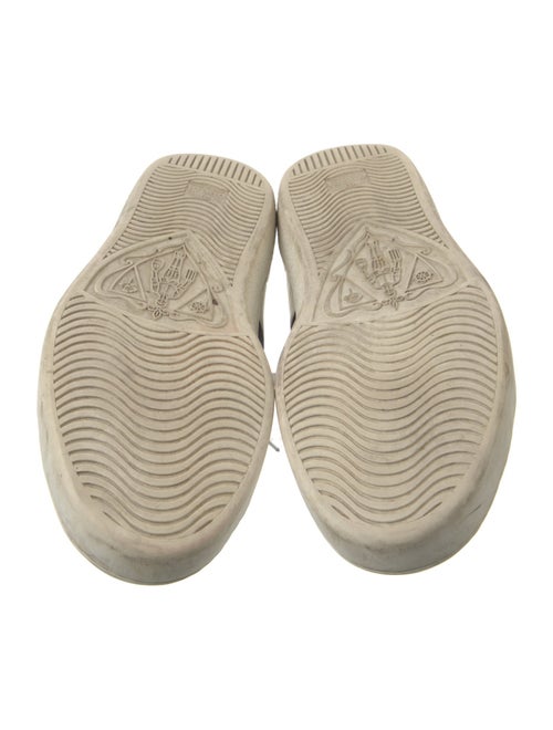 Gucci Leather Colorblock Pattern Sneakers