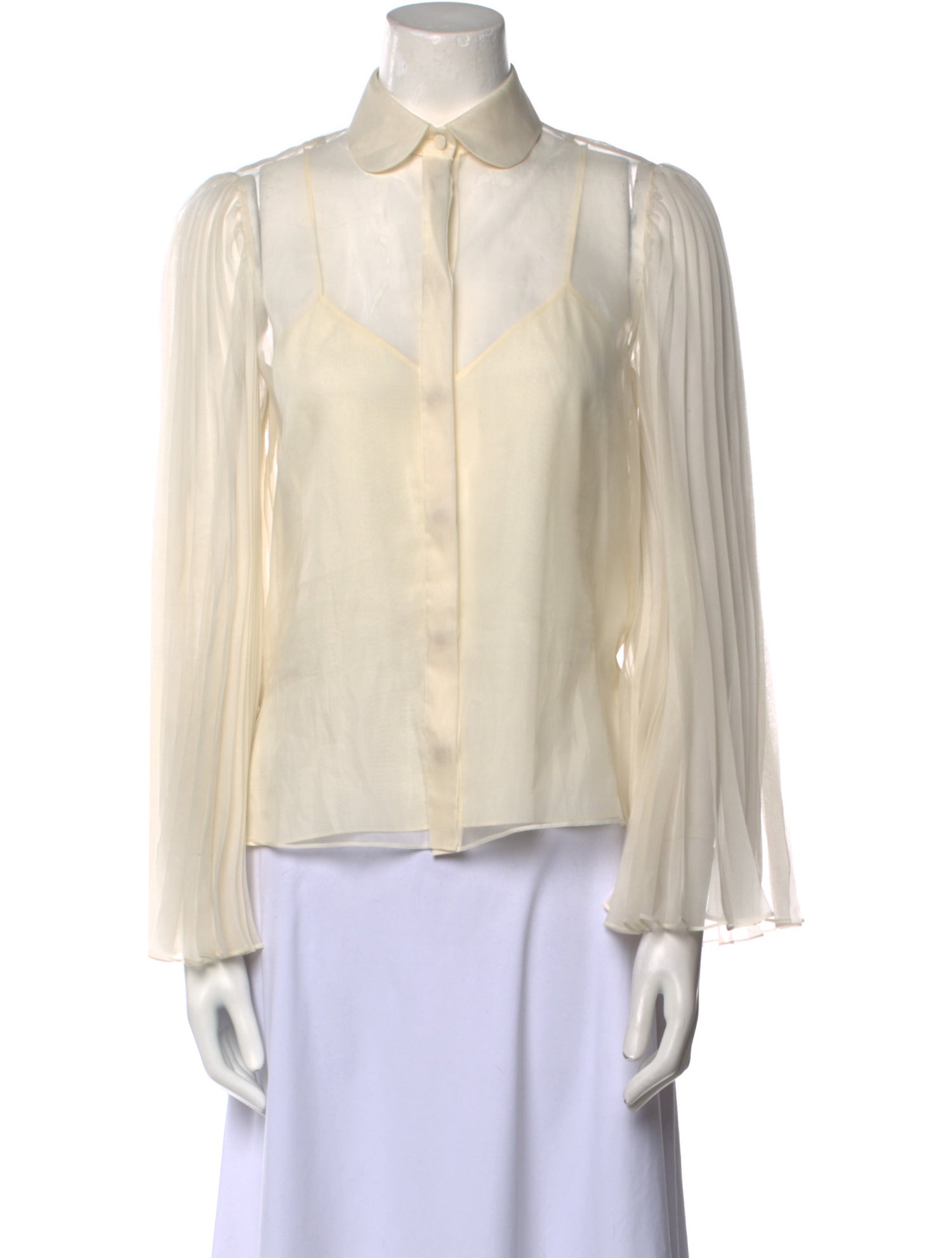 Gucci 2020 Silk Button-Up Top