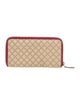 Gucci Diamante Print Canvas Continental Wallet