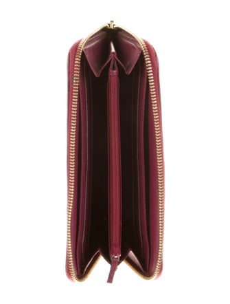 Gucci Diamante Print Canvas Continental Wallet