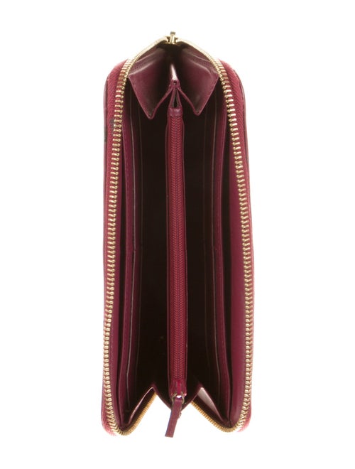 Gucci Diamante Print Canvas Continental Wallet