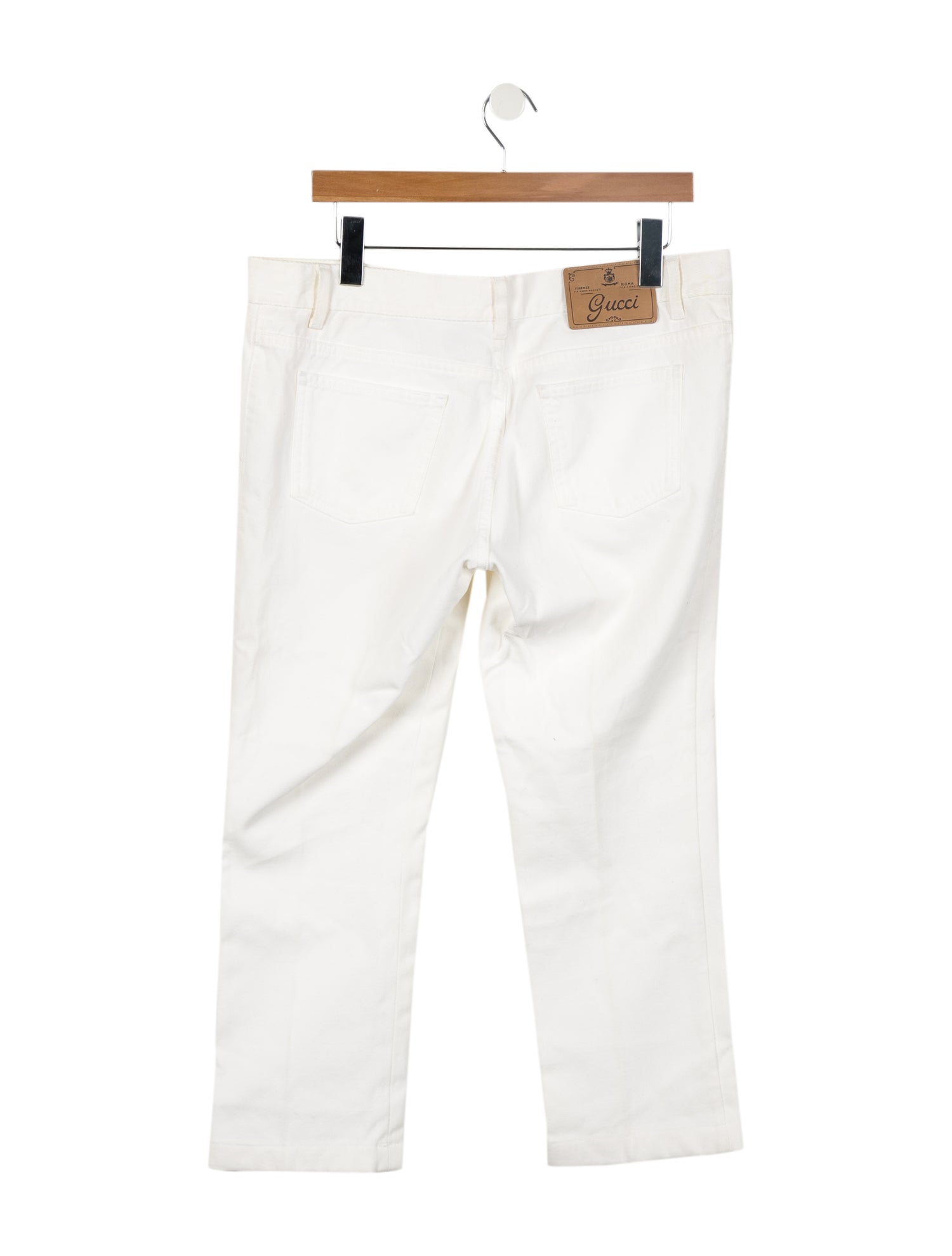 Gucci Mid-Rise Straight Leg Jeans
