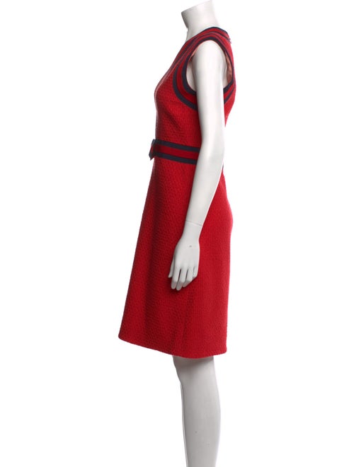 Gucci Colorblock Pattern Knee-Length Dress