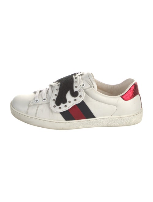 Gucci Sylvie Web Accent Leather Sneakers