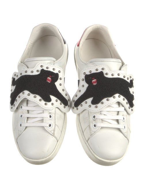 Gucci Sylvie Web Accent Leather Sneakers