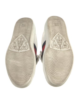 Gucci Sylvie Web Accent Leather Sneakers