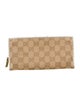 Gucci GG Canvas Canvas Continental Wallet