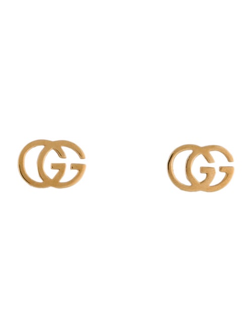 Gucci 18K GG Running Stud Earrings