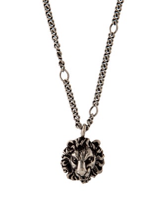 Gucci Lion Pendant Necklace