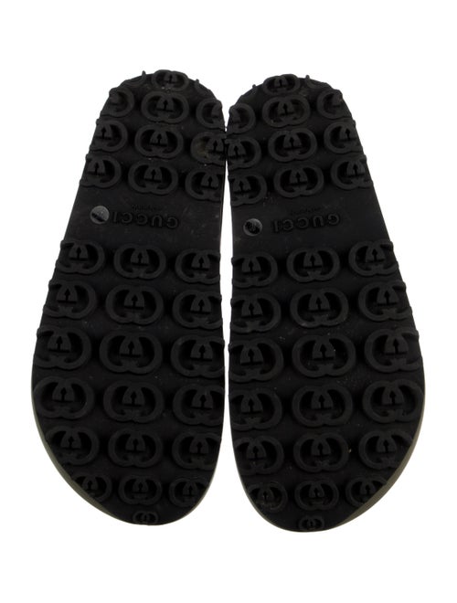 Gucci Interlocking G Logo Rubber Slides
