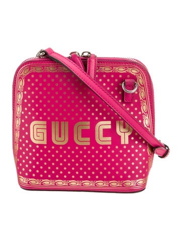 Gucci Crossbody Bags Leather x Sega Guccy Stars Mini