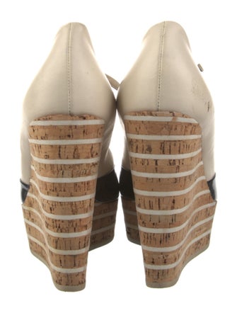 Gucci Leather Colorblock Pattern Pumps