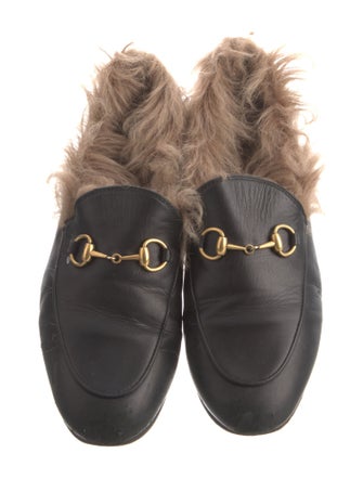 Gucci Horsebit Accent Leather Loafers