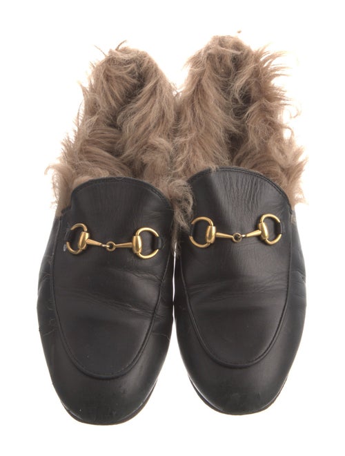 Gucci Horsebit Accent Leather Loafers