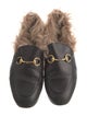 Gucci Horsebit Accent Leather Loafers