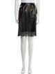 Gucci Leather Knee-Length Skirt