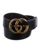 Gucci Double G Logo Leather Waist Belt