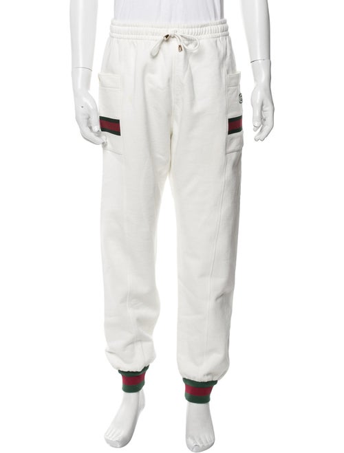 Gucci Web Accent Graphic Print Lounge Bottoms