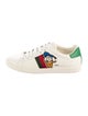 Gucci Web Accent Leather Sneakers