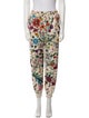 Gucci Floral Print Skinny Leg Pants
