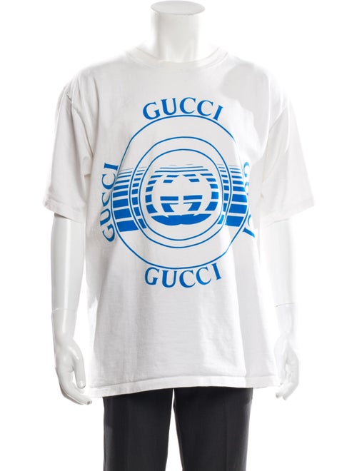 Gucci Graphic Print Crew Neck T-Shirt