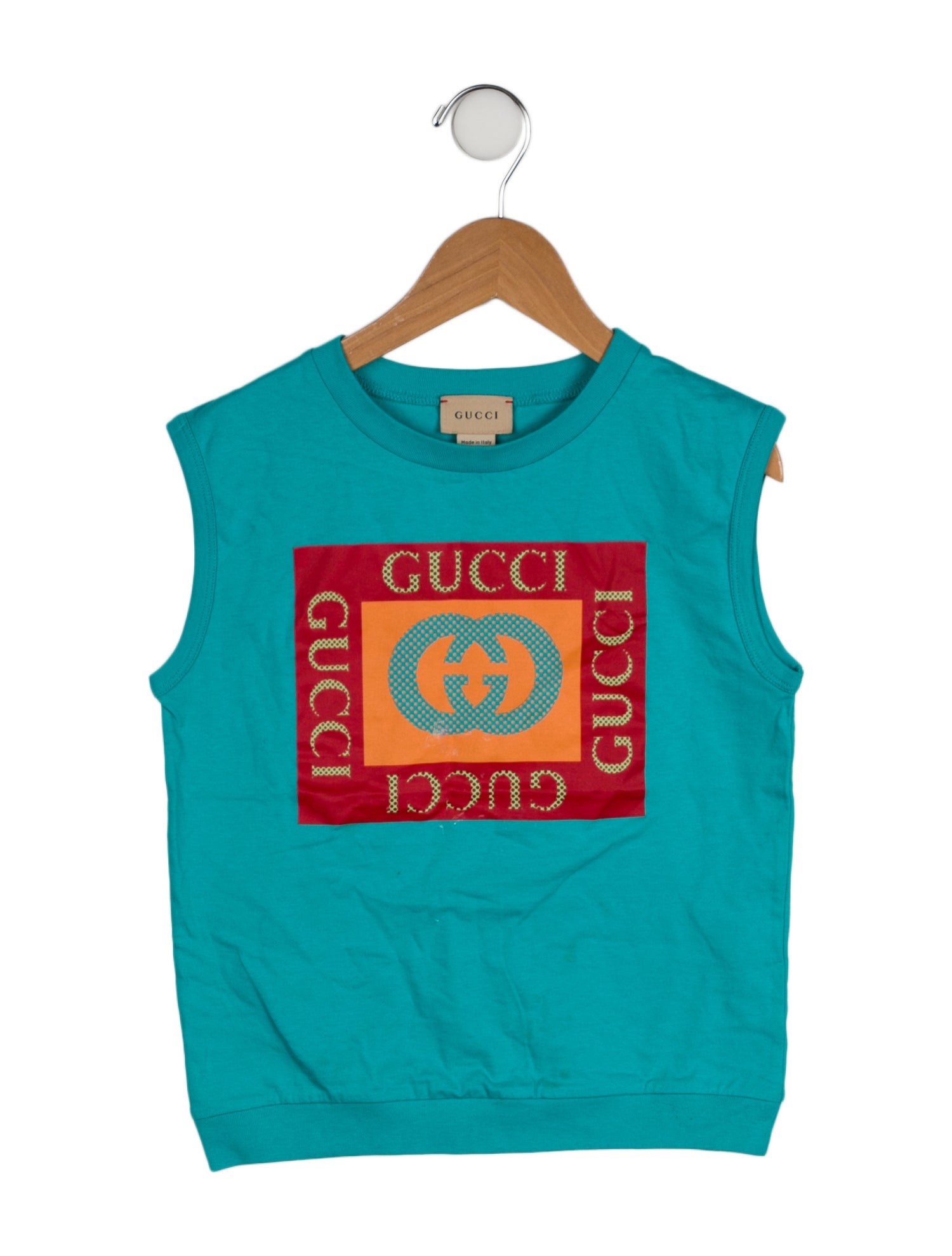 Gucci Girls Logo Sleeveless Shirt