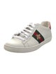 Gucci Web Accent Leather Sneakers