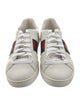 Gucci Web Accent Leather Sneakers