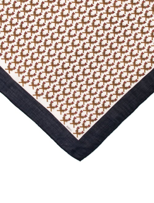 Gucci Silk GG Canvas Scarf