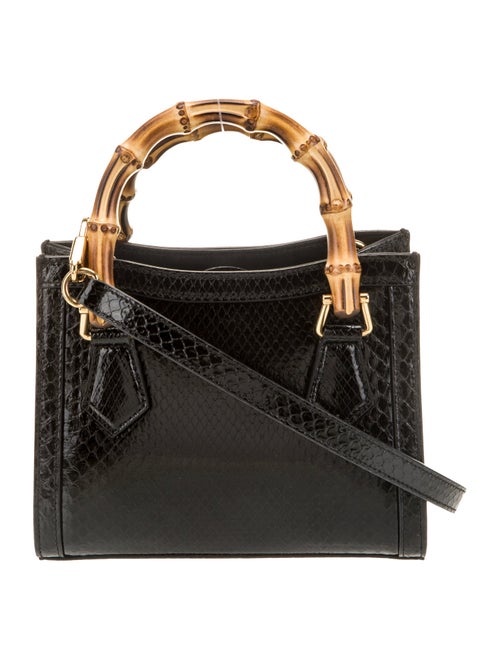 Gucci Bamboo Python Diana Bag