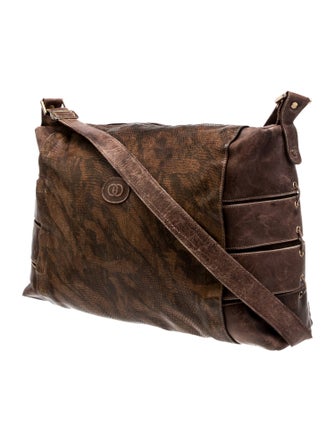 Gucci Leather Messenger Bag