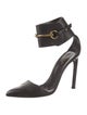 Gucci Horsebit Accent Leather Pumps
