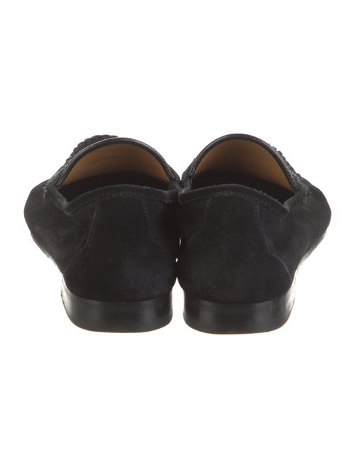 Gucci Horsebit Accent Suede Loafers