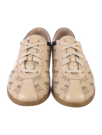 Gucci Bee Accent Leather Sneakers