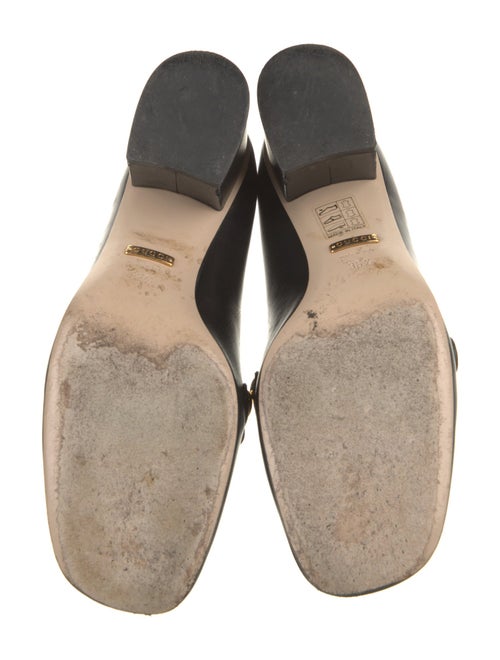 Gucci Leather Chain-Link Accents Pumps