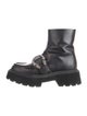Gucci Dionysus Accent Leather Combat Boots