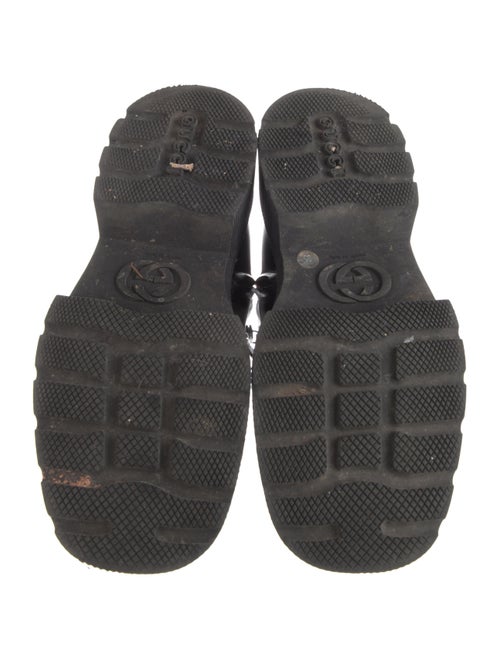 Gucci Dionysus Accent Leather Combat Boots